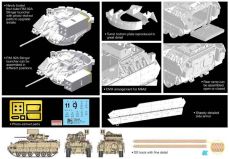 Танк Dragon 1/72 M6 Bradley Linebacker