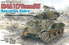 Танк Dragon 1/35 M4A1 (76)W SHERMAN (operation cobra)