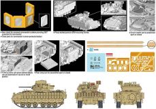 Танк Dragon 1/72 M3A2 Bradley (w/ERA-Explosive Reactive Armor)