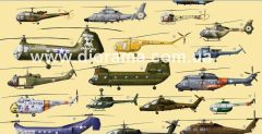 постер Вертолеты-3  (масштаб 1/72)