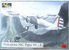 Самолет AZ model 1/72 Nakajima NC Type 91-I