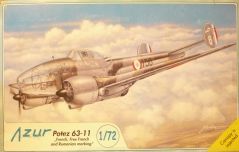 Самолет AZUR 1/72 Potez 63-11