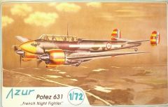 Самолет AZUR 1/72 Potez 631