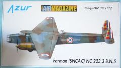 Самолет AZUR 1/72 Farman (SNCAC) NC 223.3BN.5