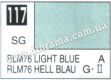 Mr.COLOR Краска C117 Светло-голубой (полуматовый)